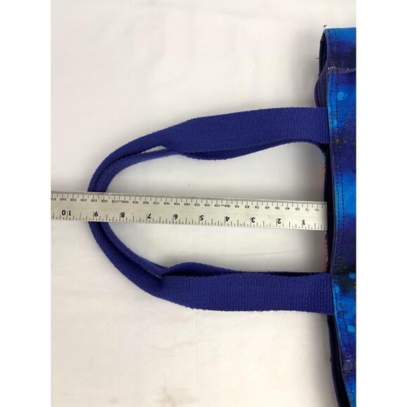 Laurel Burch Woof Dog Medium Tote Bright Furry Friend Travel Bag - Picture 9 of 16